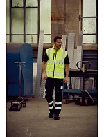 Yoko HV 006 Hi-Vis softshellová vesta 79.V006 hi vis yellow Yoko HV 006 Hi-Vis softshellová vesta 79.V006 hi vis yellow