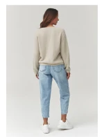 Sveter na gombíky model 223258 Makadamia