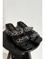 Žabky na podpätku model 225138 Krok vo veľkom štýle