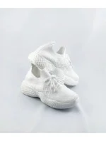 Biele dámske športové topánky (JY21-3)