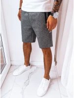 Pánske tmavosivé teplákové šortky FashionStreet SX2255 Pánske tmavosivé teplákové šortky FashionStreet SX2255