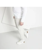 Birkenstock dámske žabky Boston ESD white natural leather medical narrow (0061378) dámske