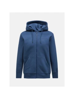 Peak Performance M Original Small Logo Zip Blue Mikina