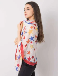 Šatka AT CH 1237 biela a červená