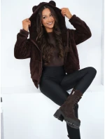 Blúzka CS BL BT1030.00P tmavohnedá