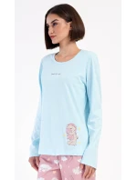 Dámske dlhé pyžamo Medveď s vankúšom