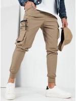 FashionStreet béžové pánske bojové nohavice UX4163