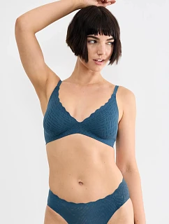 Dámska podprsenka ZERO Feel Bliss THE UP P Bra – Smoky Blue – modrá 1692 – SLOGGI
