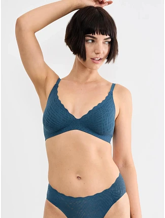 Dámska podprsenka ZERO Feel Bliss THE UP P Bra – Smoky Blue – modrá 1692 – SLOGGI Dámska podprsenka ZERO Feel Bliss THE UP P Bra – Smoky Blue – modrá 1692 – SLOGGI
