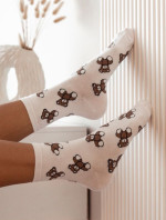 Dámske ponožky Milena 0200 Medvedíky 37-41