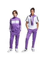 Adidas Seasonal Essentials Tiberio 3-Stripes detská tepláková súprava fialová KC2125