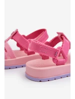 Dziecięce Pachnące Sandałki Na Rzep ZAXY LL385027 Różowe