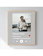 Personalizovaný magický fotorámik – 40x50 – hudobný prehrávač Personalizovaný magický fotorámik – 40x50 – hudobný prehrávač