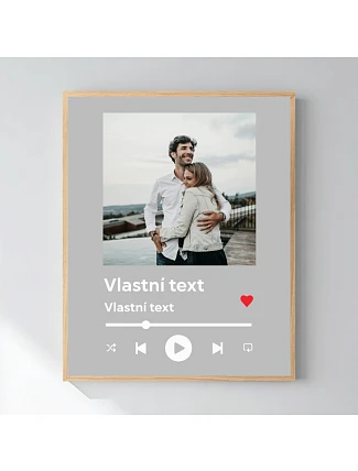 Personalizovaný magický fotorámik – 40x50 – hudobný prehrávač Personalizovaný magický fotorámik – 40x50 – hudobný prehrávač