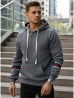 Pánska sivá mikina FashionStreet BX5946 Pánska sivá mikina FashionStreet BX5946