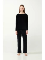 Vamp - Zamatový set s rebrovaným vrchným dielom 21139 - Vamp