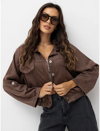 Bunda MI KR 931733.99, hnedá Bunda MI KR 931733.99, hnedá