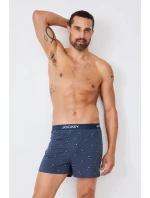 Pánske šortky 2Pack 305500 B90 tm. modrá s potlačou - Jockey Pánske šortky 2Pack 305500 B90 tm. modrá s potlačou - Jockey