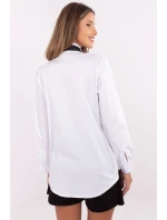 Košeľa s dlhým rukávom model 203948 Taliansko Moda Košeľa s dlhým rukávom model 203948 Taliansko Moda