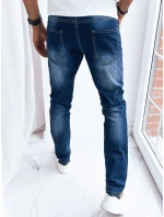 Pánske modré džínsové nohavice FashionStreet UX3990