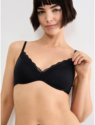 Podprsenka Sloggi GO Blush PU – čierna – SLOGGI čierna – SLOGGI Podprsenka Sloggi GO Blush PU – čierna – SLOGGI čierna – SLOGGI