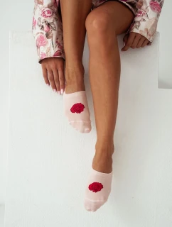 Dámske bavlnené mikroponožky Rose Peach
