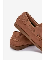 Skórzane Mokasyny Męskie Big Star RR174162 Camel
