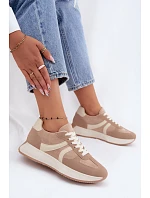 Dámske tenisky na platforme Beige Laurelia