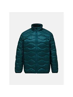 Pánska péřová bunda PEAK PERFORMANCE M Helium Down Jacket, zelená farba