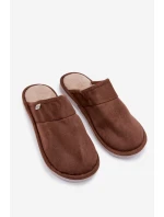 Pánské hnědé pantofle Selomir Pánské hnědé pantofle Selomir