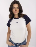 NM TS Tričko V7940.17 tmavo modré a biele