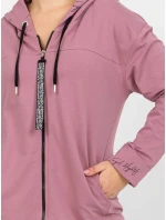 Mikina RV BL 8266.34P tmavo ružová