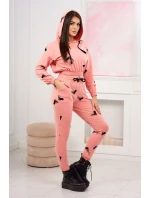 Sada s potlačou pištole marhuľová