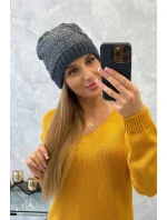 Dámska čiapka Amira K359 graphite+white Dámska čiapka Amira K359 graphite+white