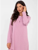 DU KN nočná košeľa FP 105.36 tmavoružová