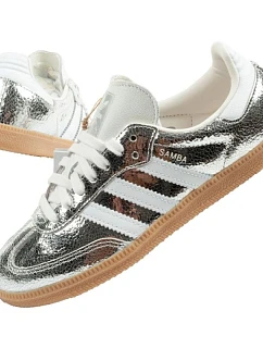 Adidas dámske športové topánky Samba OG silver tenisky módne kožené dámske