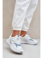 Buty Sportowe Damskie Big Star NN274A094 HI-POLY SYSTEM Biało-Niebieskie