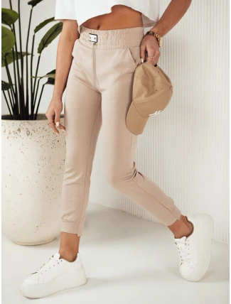 Dámske tepláky DAVE beige FashionStreet UY1813