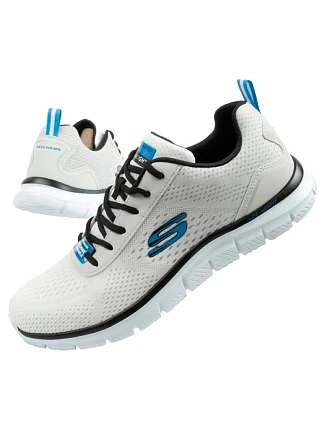 Pánske športové topánky Skechers Track-Ripkent Pohodlná ľahká móda Ecru Pánske športové topánky Skechers Track-Ripkent Pohodlná ľahká móda Ecru