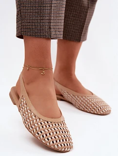 Dámské sandály s pleteným vzorem Camel Selviora