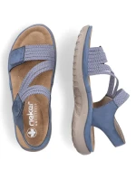 Pohodlné modré sandále Rieker W RKR587