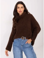 Jumper CH SW 72993.25 tmavohnedý
