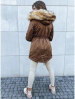 Dámska zimná bunda VIXEN hnedá FashionStreet TY3871 Dámska zimná bunda VIXEN hnedá FashionStreet TY3871