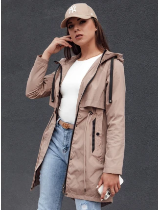 Dámska prechodná bunda GLAMJACKET béžová FashionStreet TY4383