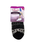 Módne silonkové ponožky s bodkami TRENDY SOCKS - Bellinda - čierna