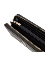 DÁMSKA PEŇAŽENKA GUESS ČIERNA S TROJUHOLNÍKOVÝM LOGOM LAUREL II DÁMSKA PEŇAŽENKA GUESS ČIERNA S TROJUHOLNÍKOVÝM LOGOM LAUREL II