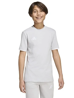 Detské tričko adidas Entrada 26 Tee sivé JZ6672
