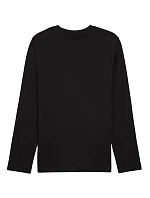 Pánske tričko Puma ESS No. 1 Logo Longsleeve Tee, čierne, 682546 01 Pánske tričko Puma ESS No. 1 Logo Longsleeve Tee, čierne, 682546 01