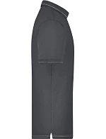Daiber JN 569 Pánske elastické polo tričko z džerseju 02.0569 grafitová/biela Daiber JN 569 Pánske elastické polo tričko z džerseju 02.0569 grafitová/biela
