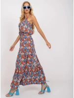 Šaty D73771M30313A hnedé